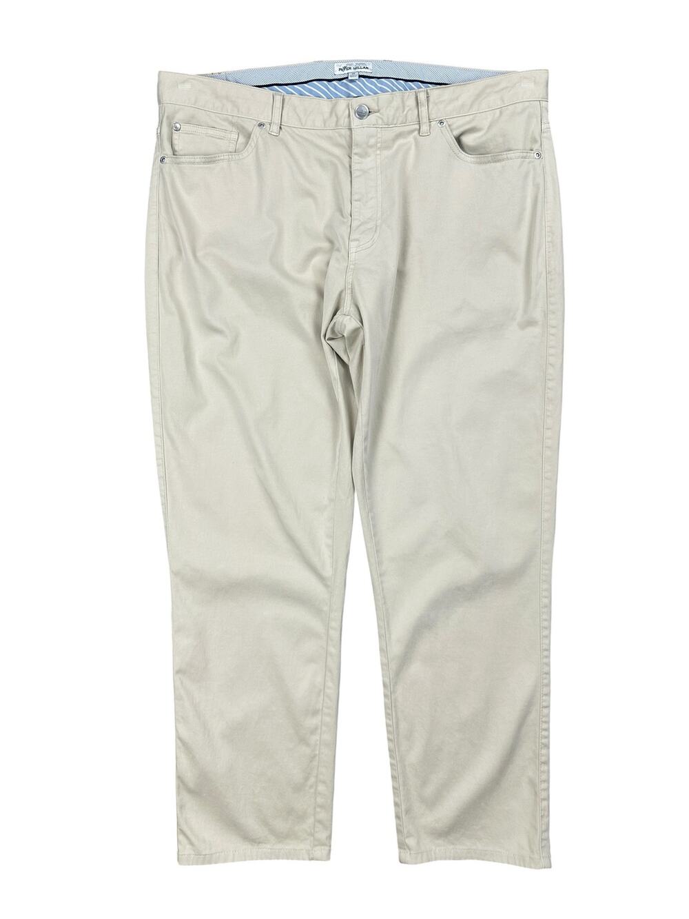 Peter Millar Ultimate Sateen Five Pocket Pants Cream Khaki - 38